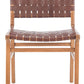 Safavieh Taika Woven Leather Dining Chair- Set of 2 | Dining Chairs | Modishstore - 8