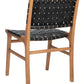 Safavieh Taika Woven Leather Dining Chair- Set of 2 | Dining Chairs | Modishstore - 24