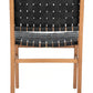Safavieh Taika Woven Leather Dining Chair- Set of 2 | Dining Chairs | Modishstore - 25