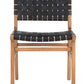 Safavieh Taika Woven Leather Dining Chair- Set of 2 | Dining Chairs | Modishstore - 28