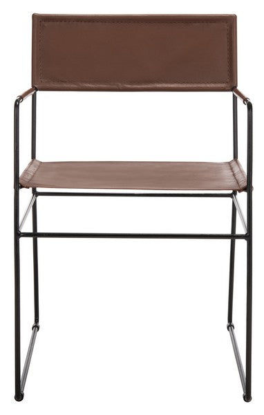 Safavieh Alyx Leather Dining Chair | Dining Chairs | Modishstore - 3