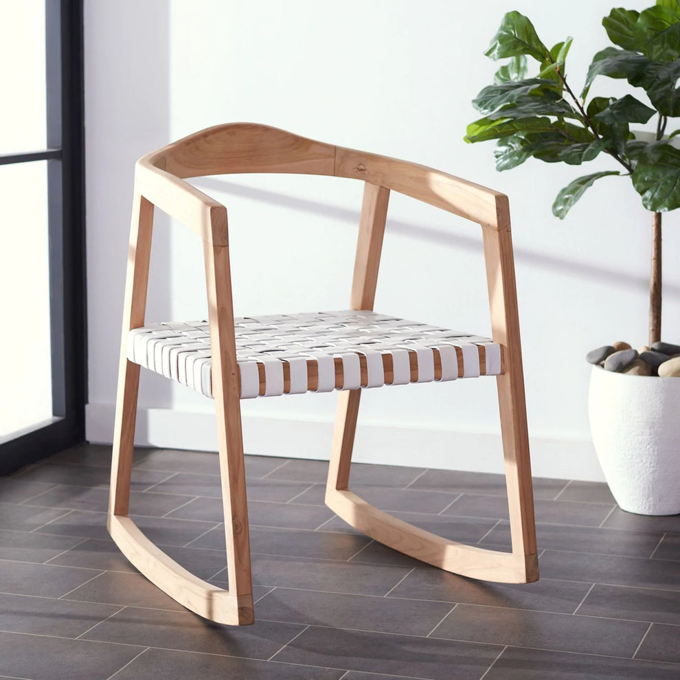 Safavieh Willa Rocking Dining Chair | Rocking Chairs | Modishstore - 1