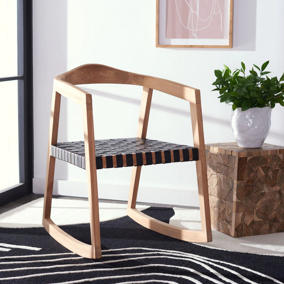 Safavieh Willa Rocking Dining Chair | Rocking Chairs | Modishstore - 24
