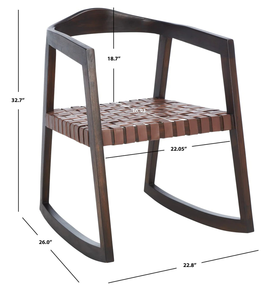 Safavieh Willa Rocking Dining Chair | Rocking Chairs | Modishstore - 28