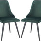 Safavieh Zoi Upholstered Dining Chair Set Of 2 - Malachite Green | Dining Chairs | Modishstore - 2
