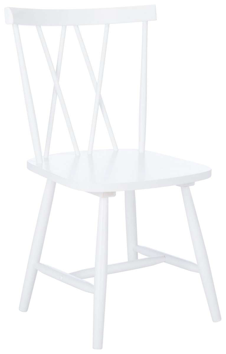 Safavieh Tayten Spindle Back Dining Chair Set Of 2 - White | Dining Chairs | Modishstore - 2