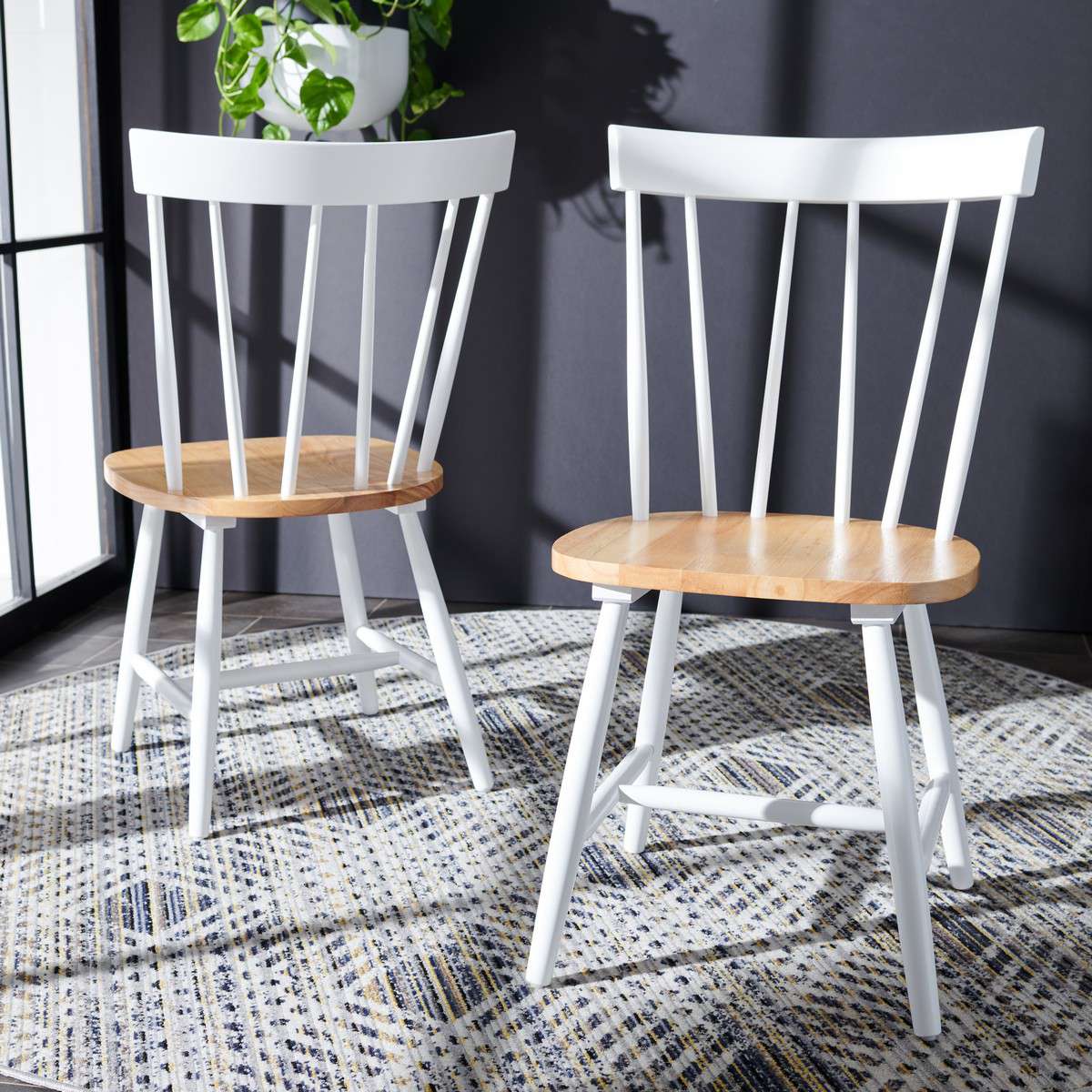 Safavieh Kealey Dining Chair Set Of 2 - Natural | Dining Chairs | Modishstore - 3
