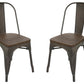 LumiSource Oregon Dining Set - Chair Set of 2 | Modishstore | Dining Chairs - 8