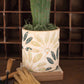 Terracotta Decorative Planter With Leaves 9"T By Kalalou | Planters, Troughs & Cachepots | Modishstore