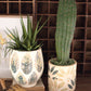 Terracotta Decorative Planter With Leaves 9"T By Kalalou | Planters, Troughs & Cachepots | Modishstore - 2