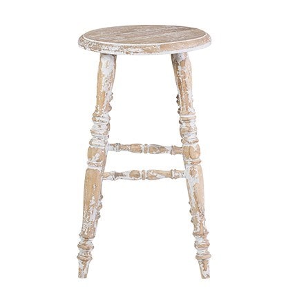 Promenade Mindi Wood Antique Counter Stool by Jeffan | Counter Stools | Modishstore - 6