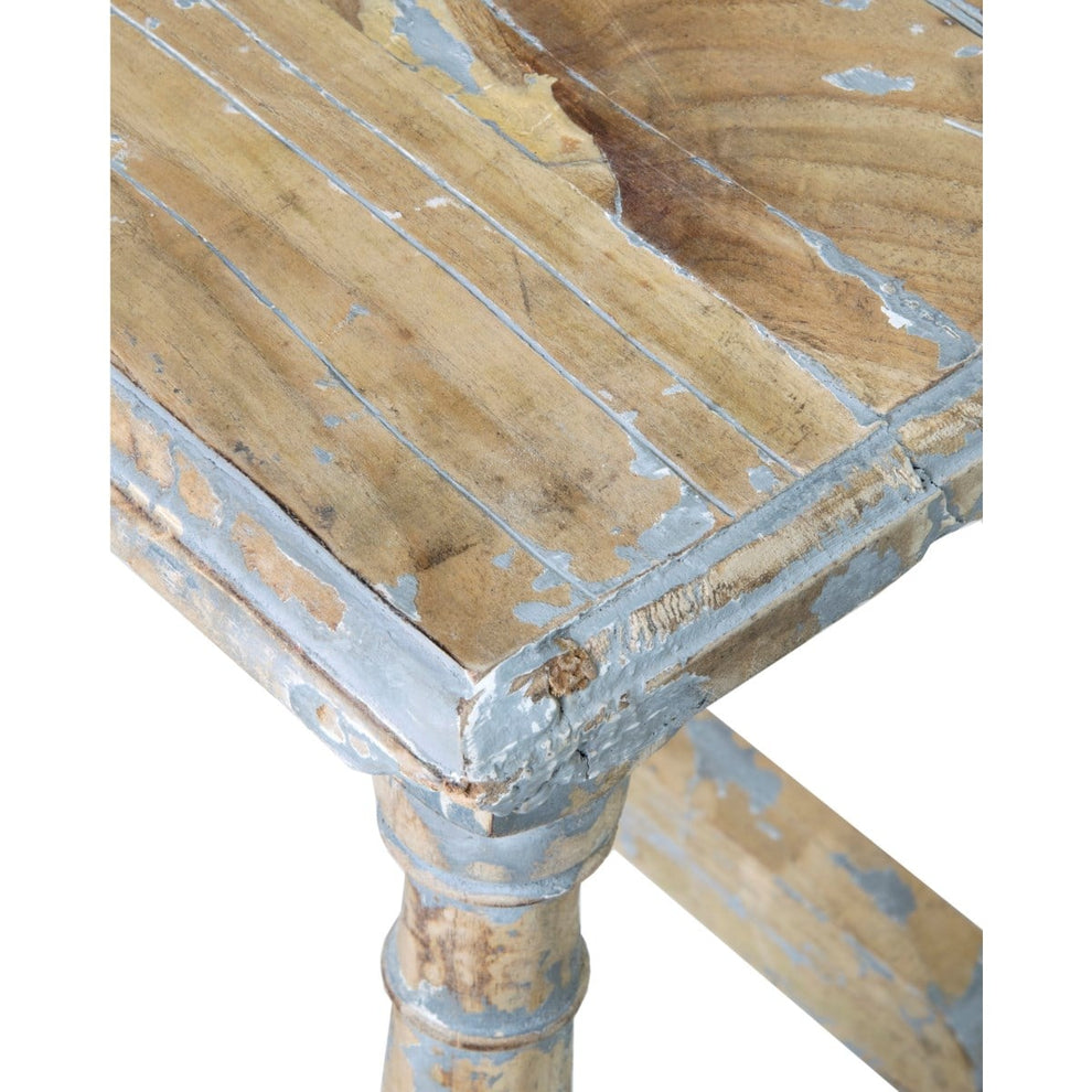 Promenade Mindi Wood bench with turned legs by Jeffan | Benches | Modishstore - 3