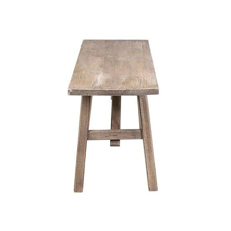 Promenade Mindi Wood Carved Wood Bench by Jeffan | Benches | Modishstore - 3