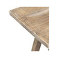 Promenade Mindi Wood Carved Wood Bench by Jeffan | Benches | Modishstore - 4