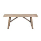 Promenade Mindi Wood Carved Wood Bench by Jeffan | Benches | Modishstore - 2