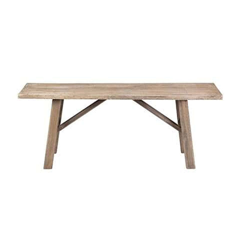 Promenade Mindi Wood Carved Wood Bench by Jeffan | Benches | Modishstore - 2