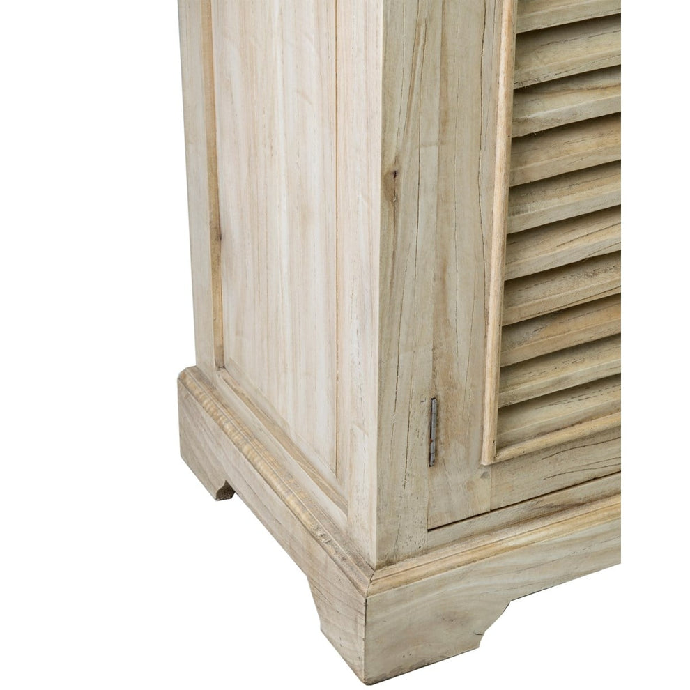 Promenade Mindi Wood 3-Door Shutter Sideboard by Jeffan | Sideboards | Modishstore - 5