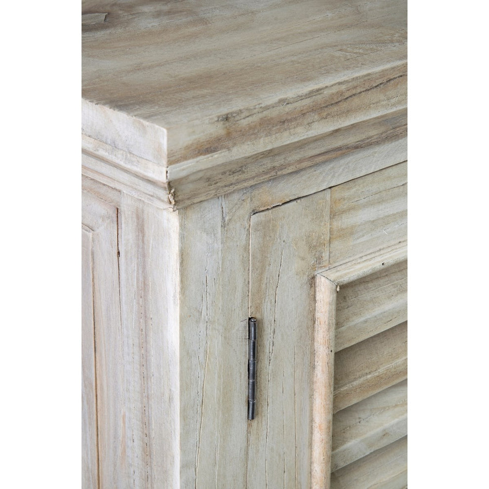 Promenade Mindi Wood 3-Door Shutter Sideboard by Jeffan | Sideboards | Modishstore - 6