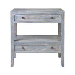 Promenade End Table with 2 drawers by Jeffan