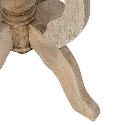 Promenade Mindi Wood  Round Side Table by Jeffan | Side Tables | Modishstore - 3