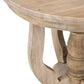 Promenade Mindi Wood  Round Side Table by Jeffan | Side Tables | Modishstore - 5