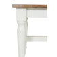 Simone Mango Wood Bench-White | Benches | Modishstore - 3