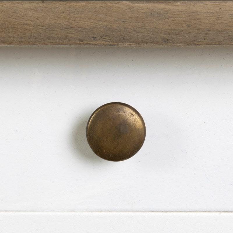 Simone Mahogany Wood Dining Table-White by Jeffan | Dining Tables | Modishstore - 7