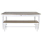 Simone Mahogany Wood Dining Table-White by Jeffan | Dining Tables | Modishstore - 9