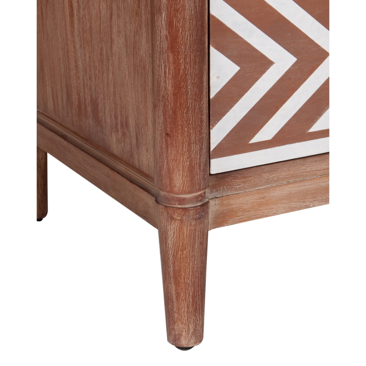 Sophie Mahogany Wood 3 Drawer Chest, Dark Brown by Jeffan | Drawers | Modishstore - 7