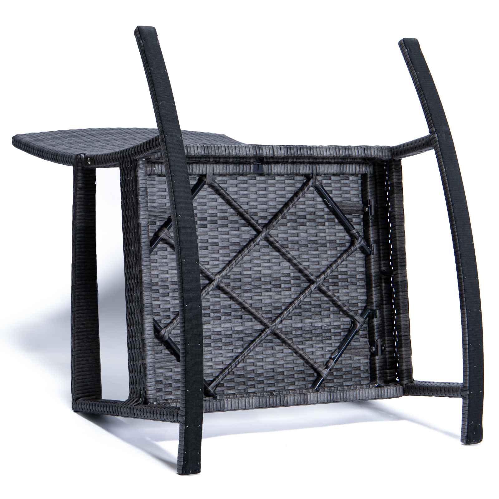 LeisureMod Duval Outdoor Wicker Rocking Chairs With Cushion | Rocking Chairs | Modishstore - 22