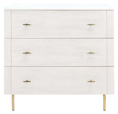 Safavieh Genevieve 3 Drawer Dresser - White