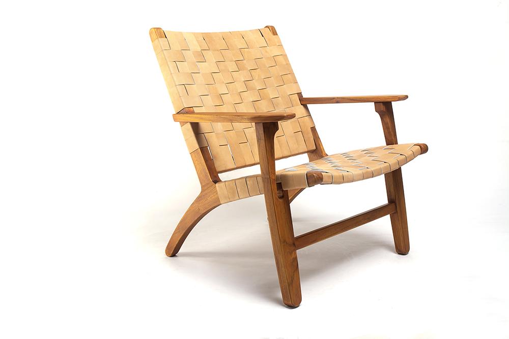 Masaya Abuelo Arm Chair, Leather | Armchairs | Modishstore - 10