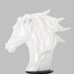 Modrest SZ0002 - Modern White Horse Head Sculpture-2