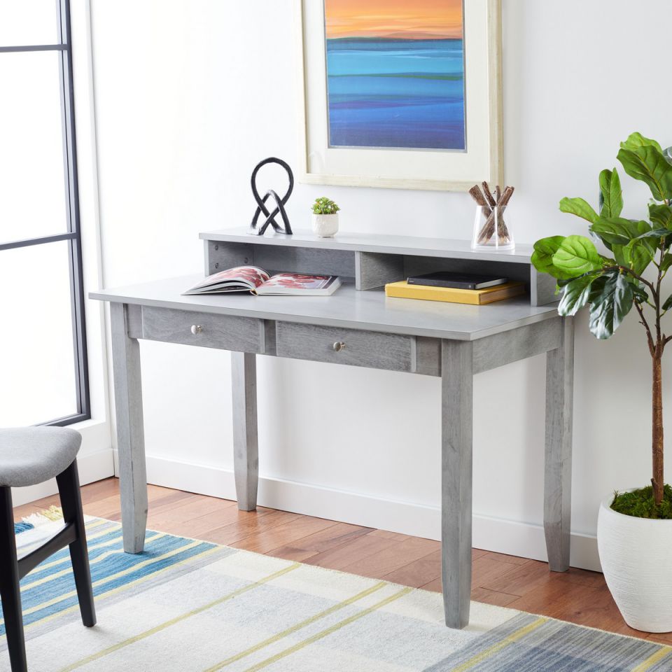 Safavieh Winsome 2 Drawer Desk | Desks | Modishstore - 6