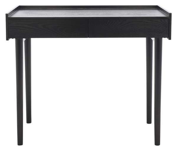 Safavieh Henley 2 Drawer Desk - Black | Desks | Modishstore - 2