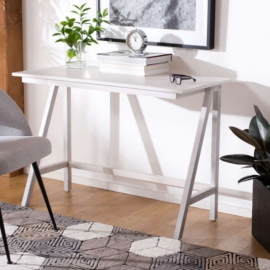 Safavieh Redding Desk - White Wash | Desks | Modishstore