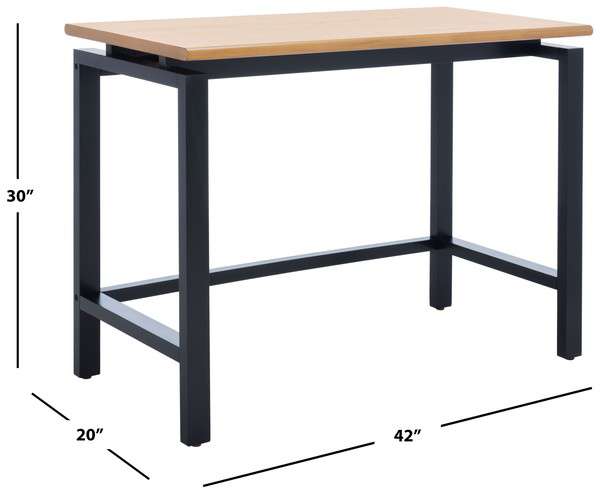 Safavieh Embry Desk - Natural | Desks | Modishstore - 3