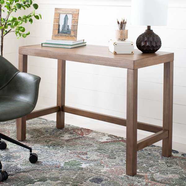 Safavieh Graylyn Desk - Brown | Desks | Modishstore - 4