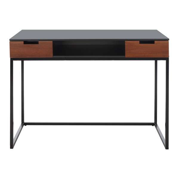 Safavieh Vance 2 Drawer 1 Shelf Desk - Brown | Desks | Modishstore