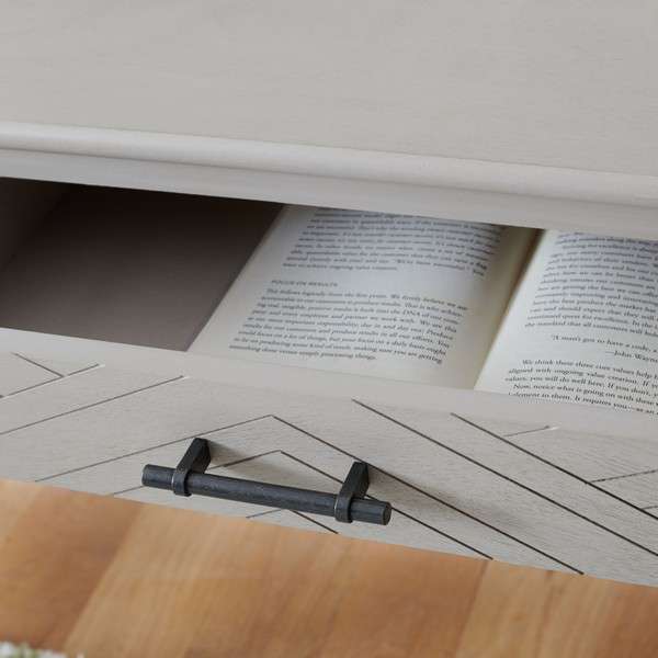 Safavieh Mckinlee 2 Drawer Desk - Taupe | Desks | Modishstore - 3