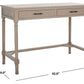 Safavieh Mckinlee 2 Drawer Desk - Taupe | Desks | Modishstore - 4