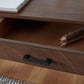 Safavieh Hawthorn 3 Drawer Desk - Brown | Desks | Modishstore - 3