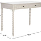 Safavieh O' Mara 2 Drawer Desk - Taupe | Desks | Modishstore - 4