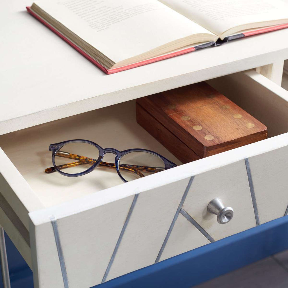 Safavieh Marigold Desk - White Wash | Desks | Modishstore - 4
