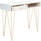 Safavieh Marigold Desk - White Wash | Desks | Modishstore - 3