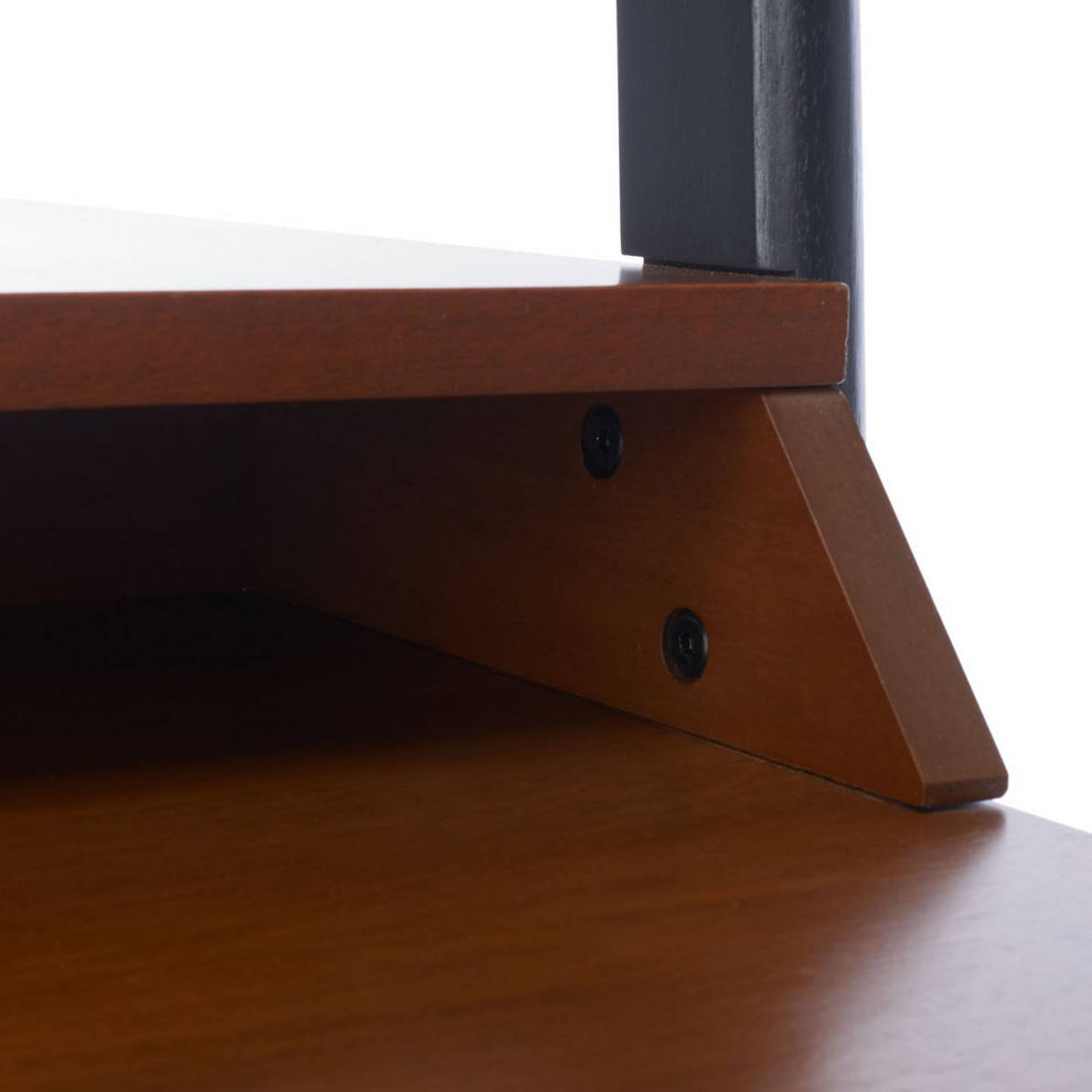 Safavieh Pamella 2 Shelf Leaning Desk | Desks | Modishstore - 3