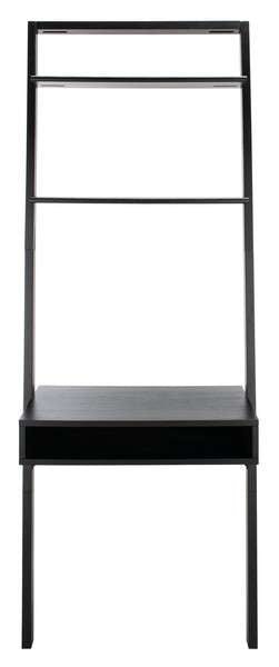 Safavieh Kamy 2 Shelf Leaning Desk - Black | Desks | Modishstore - 2