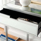 Safavieh Enzo 2 Drawer Mirrored Desk - Silver | Desks | Modishstore - 2