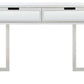 Safavieh Enzo 2 Drawer Mirrored Desk - Silver | Desks | Modishstore