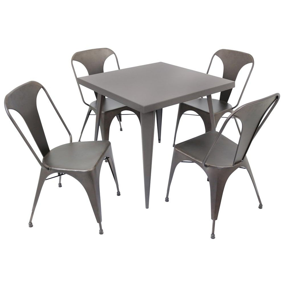 LumiSource Austin Dining Table 32" x 32"-6